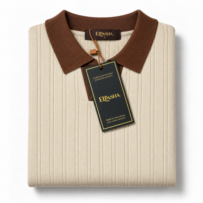 The EL Pasha Royal V-Neck Polo