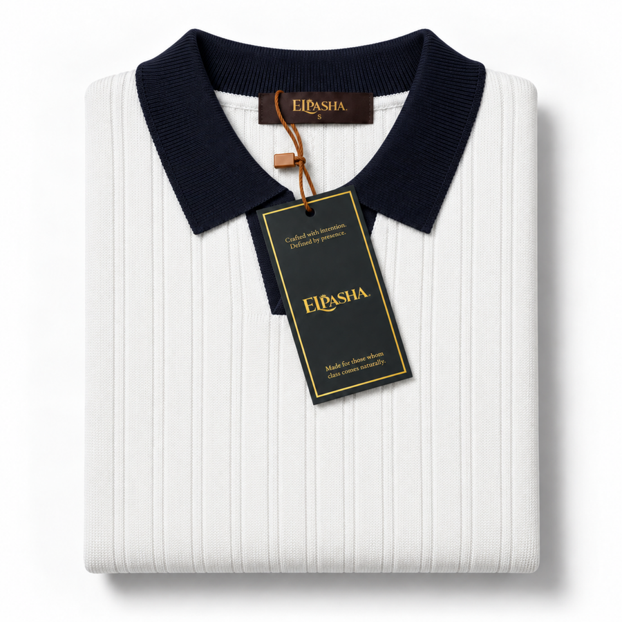 The EL Pasha Royal V-Neck Polo