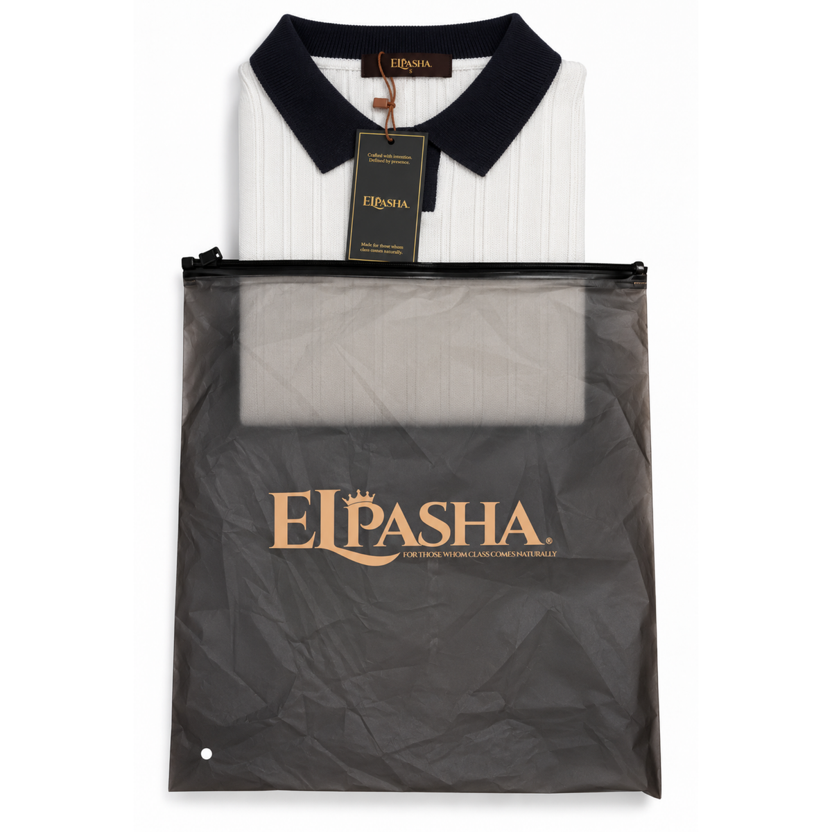 The EL Pasha Royal V-Neck Polo