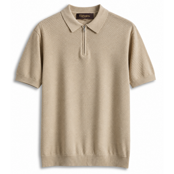 The EL Pasha Noble Half-Zip Polo