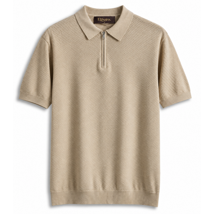 The EL Pasha Noble Half-Zip Polo