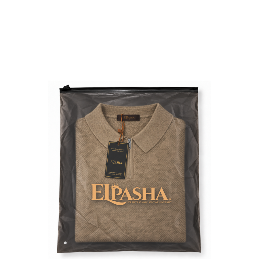 The EL Pasha Noble Half-Zip Polo