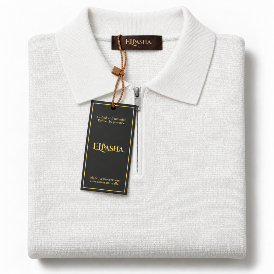 The EL Pasha Noble Half-Zip Polo