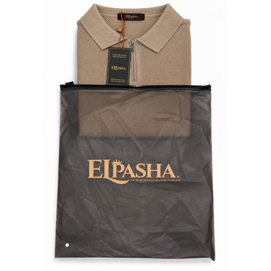 The EL Pasha Noble Half-Zip Polo